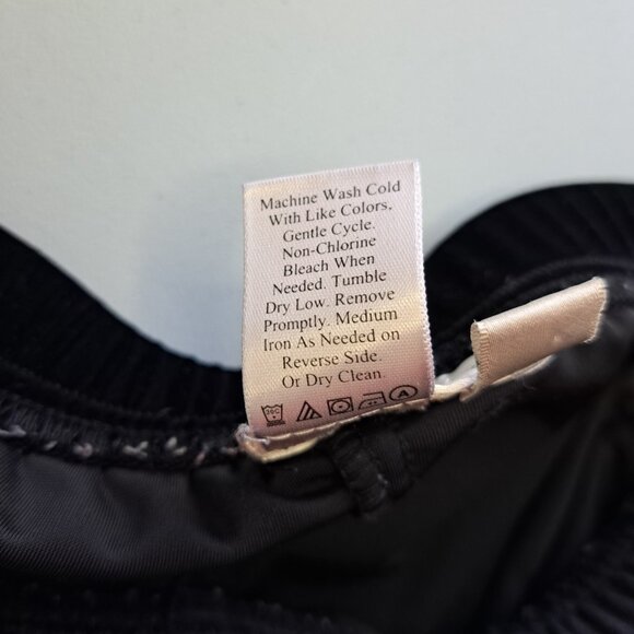 Coldwater Creek Velvet Velour Pants Pull On Elastic Straight Leg Womens M 8-10 - Picture 4 of 5